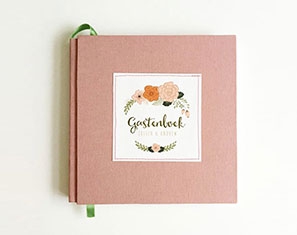 gastenboek op maat stof textiel